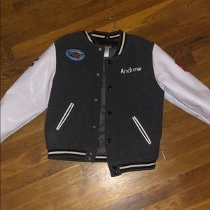 Personalized Lightning McQueen varsity jacket